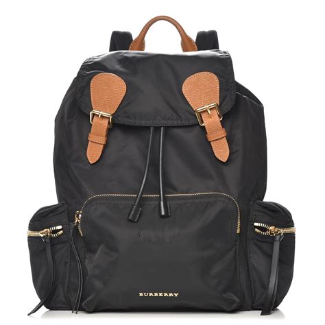 burberry large black rucksack|Burberry rucksack backpack.